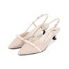 Leather Ribbon Color Slingback 5cm Bbi205be