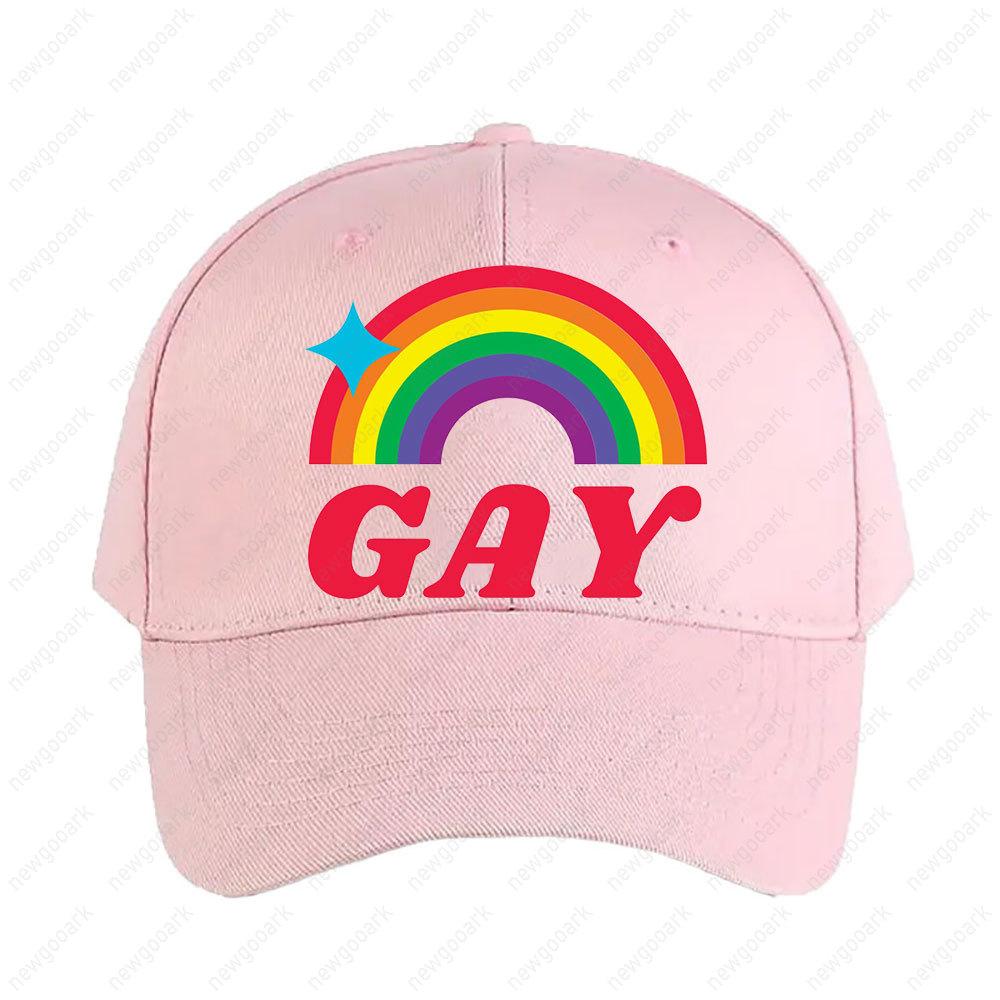 

Gay Pride Rainbow LGBT Cap Women Unisex Adult Peaked Hat Casual Adjustable Printed Baseball Caps Trucker Cap Adjustable