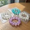 3 SZTUKI Sensoryczna Bransoletka Fidget z Miękkiego Koralika TPR Prezent Urodzinowy