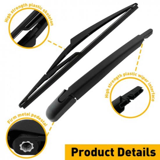 Rear Wiper Arm Blade Fit Mercedes Benz GLE350 ML350 ML400 ML550 A1648200744 EOA