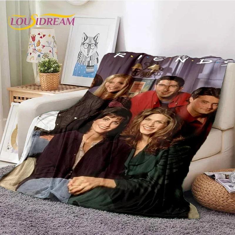 Latest Friends Classics TV 3D Soft Flannel Blankets,Throw Blanket Comfortable Blanket for Picnic Beds Sofa Home Bedroom Gift Kid