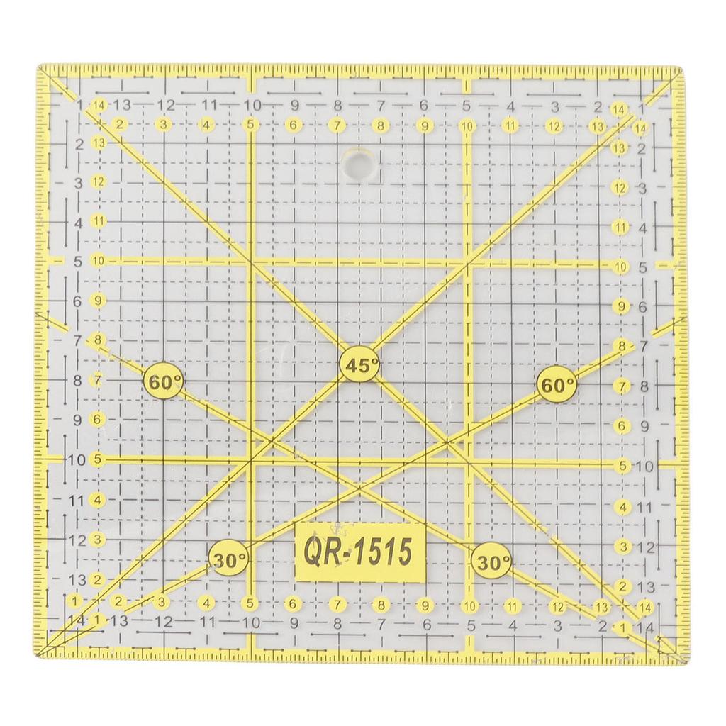 Sewing Ruler, Acrylic Sewing Rulers Quilting Patterns with Plastic Material for Home and Professional Settings