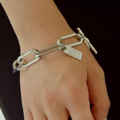 LAYERMOOD Silver One Chain Bracelet