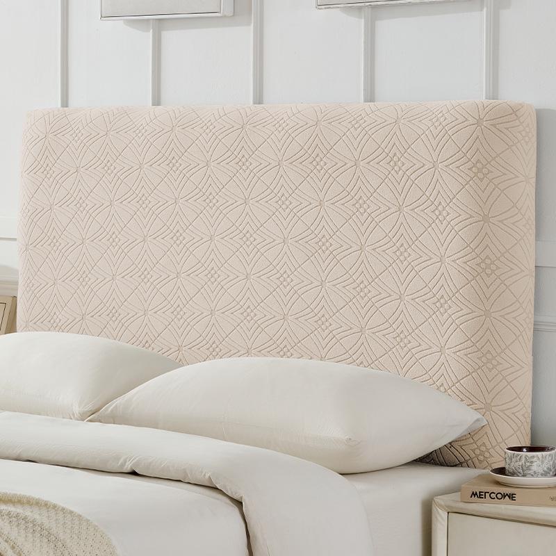 Jacquard Headboard Cover: Thickened, Dustproof, Non-slip, Wear-resistant, Elastic Slipcover & Backrest Protector