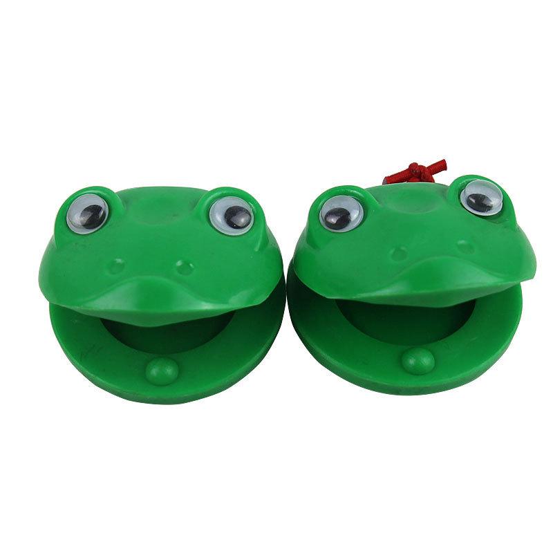 Cartoon Frog Dancing Board - Children s Percussion Instrument зелёный