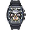 Relógio Vintage de Luxo para Homens Cronógrafo Esportivo de Pulso Quartzo com Pulseira de Silicone, Data, Luminoso
