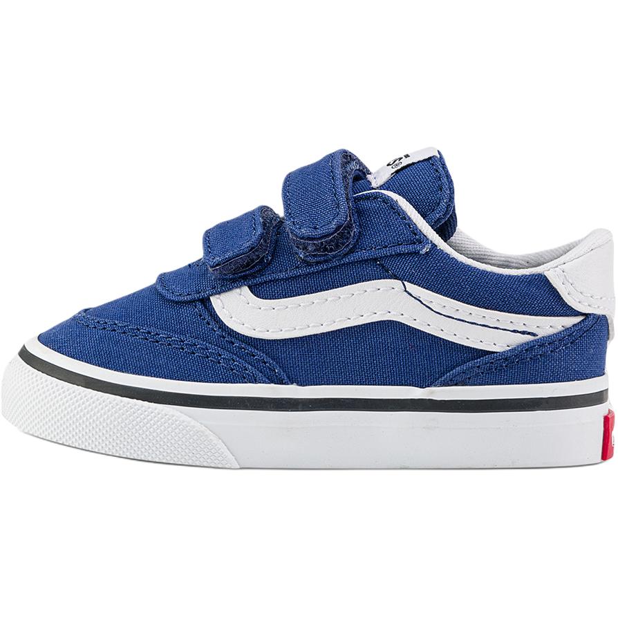 Vans Brooklyn LS V Active Sports Casual Series Comfortable Versatile Low-Top Walking Shoes Baby sneaker Navy VN000D7X5TU