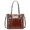 New Fashion Large Capacity Single Shoulder Crossbody Bag European and American Retro Oil Wax Pitot Bag