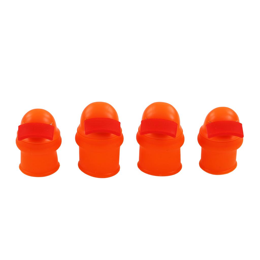 Silicone Thumb Knife Stainless Steel Thumb Knife Picker for Peel Pick Vegetables Pepper Beans