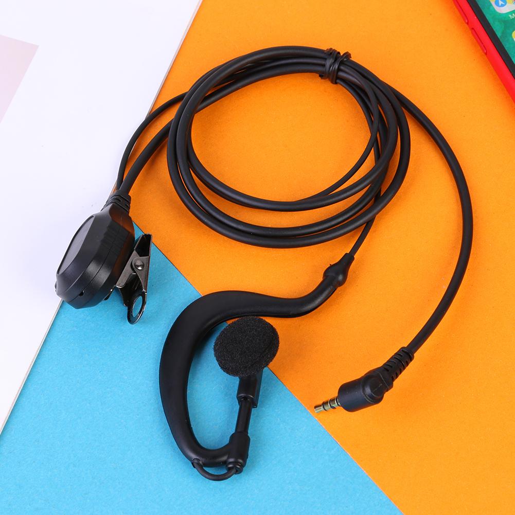 3.5mm Walkie Talkie Headset with PTT Mic 1Pin Earphone Earpiece Headphone Multifunctional Privacy for Motorola ICOM YAESU Radio
