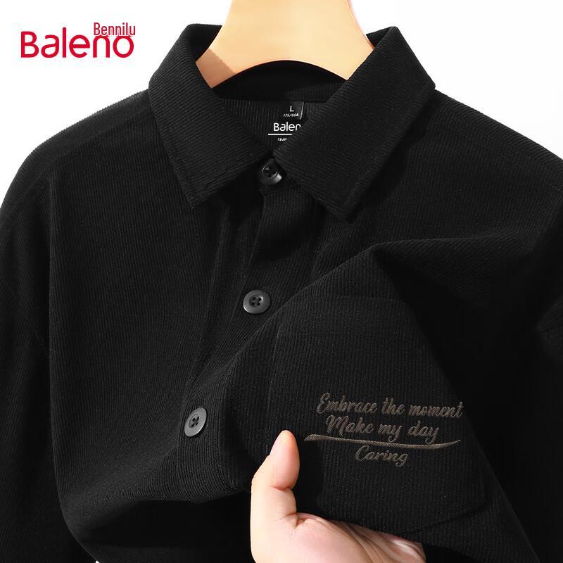 Baleno Men s Corduroy Long Sleeve Shirt Jacket 4XL