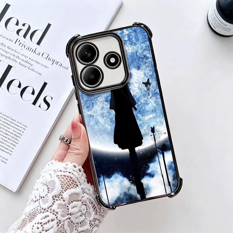 Bleach Kuchiki Rukia Plating Phone Case For Xiaomi Redmi Note 14 15 Pro Plus 13 12 11 11S 11T 10 9S 9 5G Anti-Fall Airabag Cover