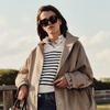 Tommy Hilfiger Women's Striped Mock Neck Knit Top