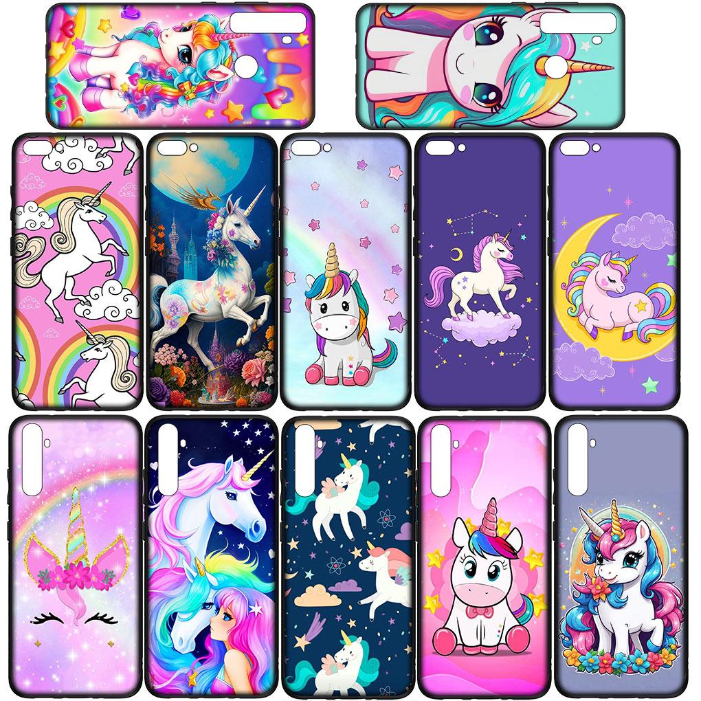 Anime Unicorn Cartoon  Horse Soft Phone Cover for Huawei Nova 3i 3 5t 2i 7 SE Mate 10 20 P20 P30 Pro 2 Lite Silicone Case