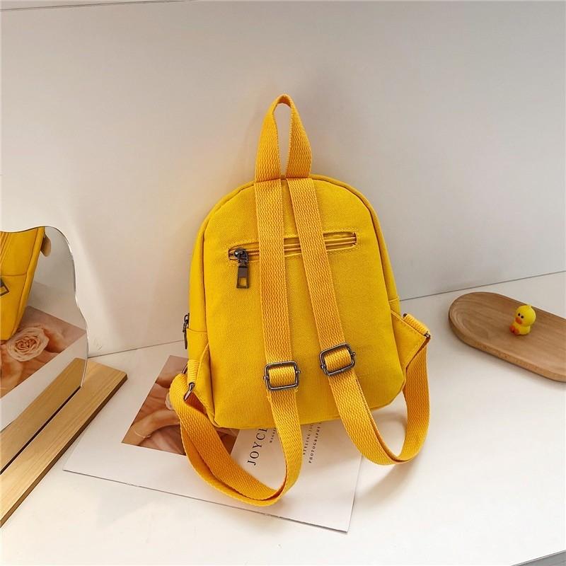 Childrens Cartoon Backpack With Breathable Canvas Material For Kindergarten Kids
