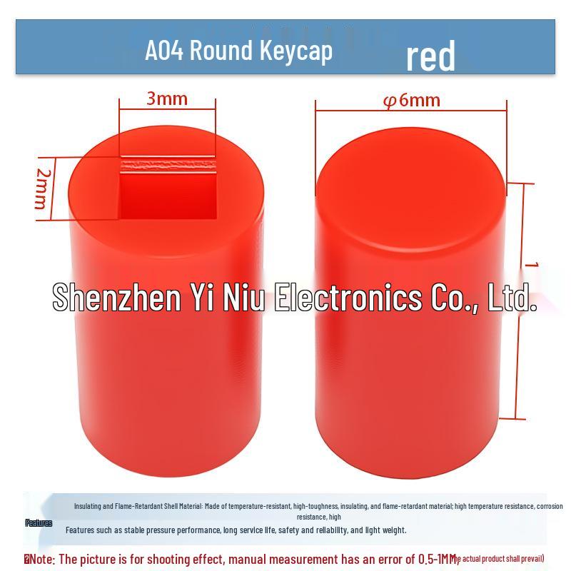 

Keycap Adapter for Round Self-locking Switch Caps (5.8, 7, 8, 8.5 mm)