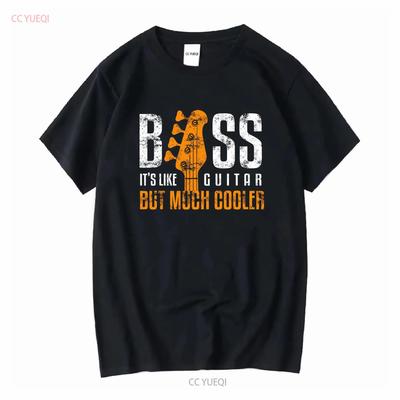 NIEUW BEPERKT Bass Het Is Als Gitaar Maar Veel Bassist En Speler T-shirt vintage Gewassen Uitgerekt Top Voor Dagelijks Gebruik Lichtjes