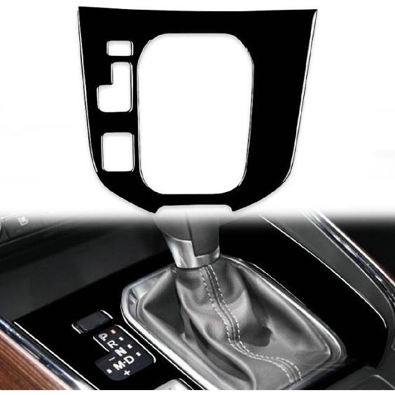 Car Center Console Gear Shift Panel Cover Trim Interior Accessories for Mazda CX9 CX-9 2016 2017 2018 2019 2020 2021 2022 (Glossy Black)