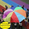 Rainbow Parachute for Kids: Early Education & Sensory Training Tool, Outdoor Game & Fitness Equipment