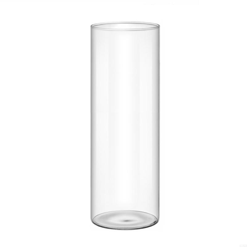 62KD Handcrafts Glass Vase Glass Cylinders Vase Glass Holder Beautiful Pattern for Florals Arrangements and Gifting