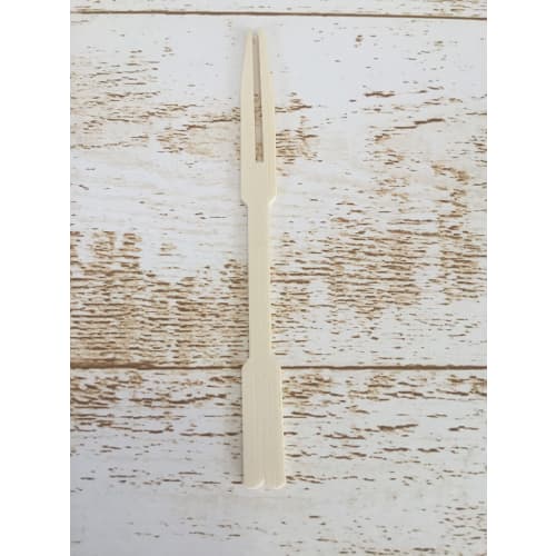 Yamato Bussan Fork, Business Prosperity, Bamboo Fork, 9cm, Disposable, Commercial Use, Approximately 1000 Pieces