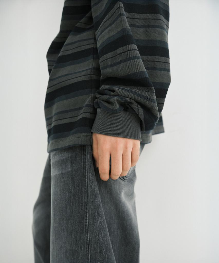 ENDOOR Vtg Evening Stripe Polo Shirt (Vtg Navy)