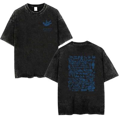 Streetwear Billie Hit Me Hard and Soft Tour T-shirt Lavate Harajuku Hip Hop Girocollo Manica Corta Abbigliamento Outfit Casual