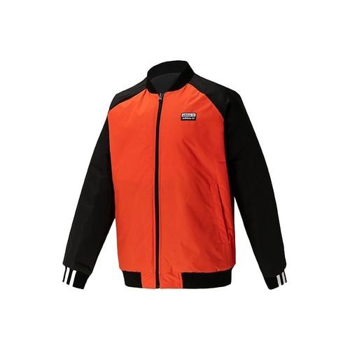 adidas Originals Reversible Retro Casual Sports Jacket for Men, Orange S оранжевый