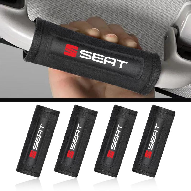 Auto Innen Türgriff Schutzabdeckung Dach Haltegriffe Auto Styling Für SEAT Leon FR Altea Ibiza Toledo Cordoba Alhambra Arona Exeo