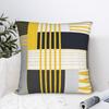 Yellow Grey Geometric Pillow Case Cute Funny Pillow Cover Soft Pillowcases For Living Room Sofa