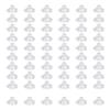 Pack of 60 Clear Suction Hooks with Cable Slot Transparent Suction Cup Holder HX6C