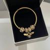 Fashion Bee Bangle Brass Plated Adjustable Jewelry For Women Gift Idea