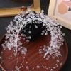 Elegant Bridal Headwear Luxury Crystal Beads Hairband Exquisite Bride Headdress  Hair Jewelry