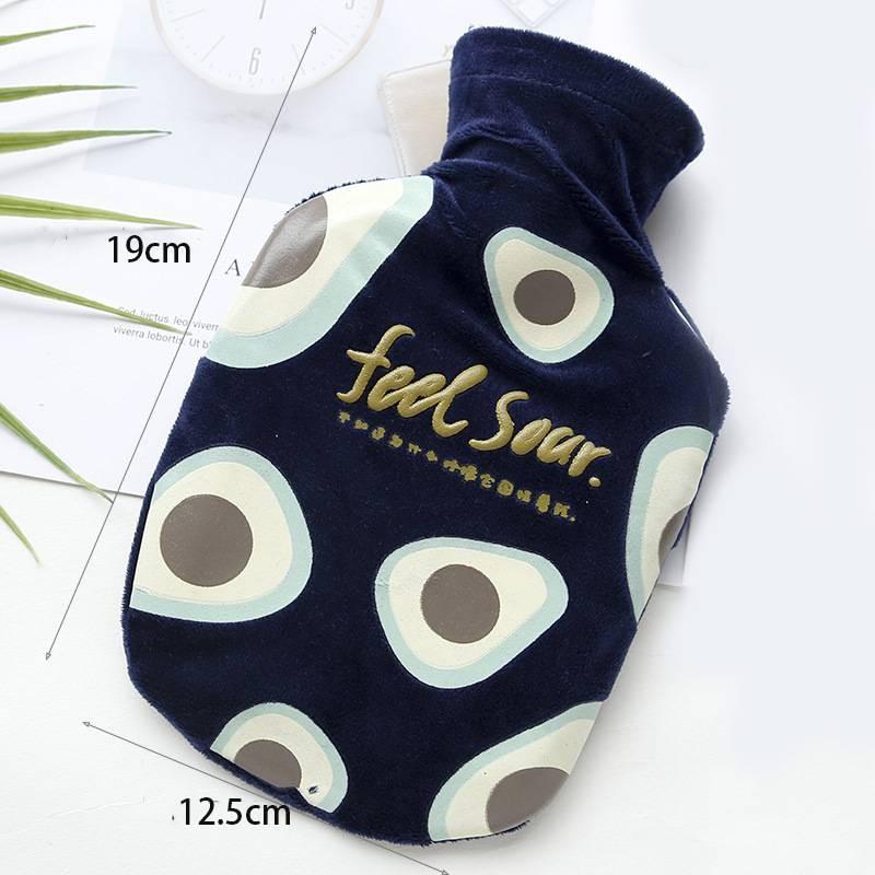 

Горячая плюшевая грелка с мини-милыми грелками для рук, сокровище для девочки, грелка для живота Blue Fruit