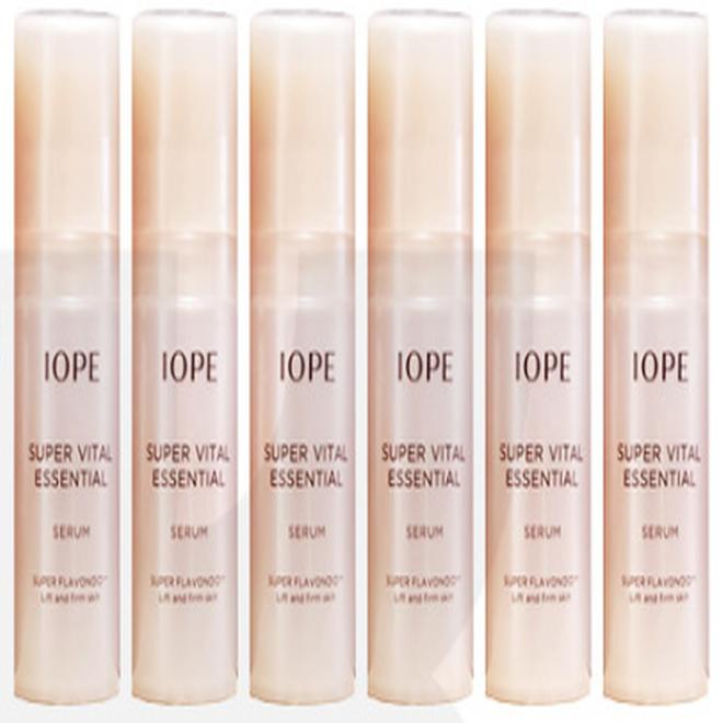 Korean cosmetics, IOPE Super Vital Essential Serum (5mlx6EA) + GE7 Hyaluron Ampoule (10mlX1EA)/ Travel and portable