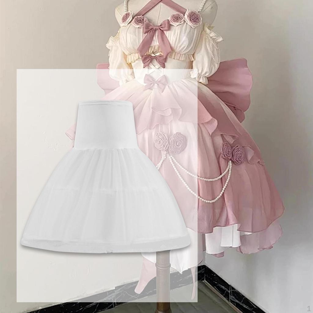 Petticoat Skirt Fashion Cosplay Underskirt for Stage Performance Theme Party
