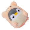 Cute Penguin Keychains Mini Cute Stuffed Penguin in Bear Costume Dressed Plush Toys Keychain for