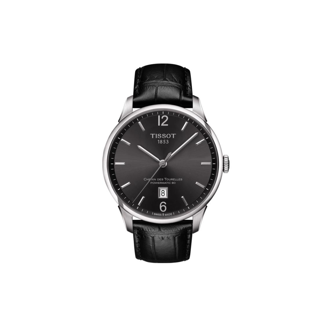 

TISSOT Tourelles Collection Mechanical Movement Men s Watches Watch 42mm Black Dial Stainless Steel Case T099.407.16.447.00 Black