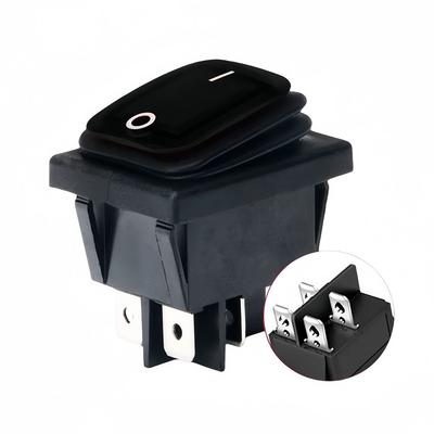 20A DPST Switch Rectangular Rocker Switch Waterproof Rocker Switch