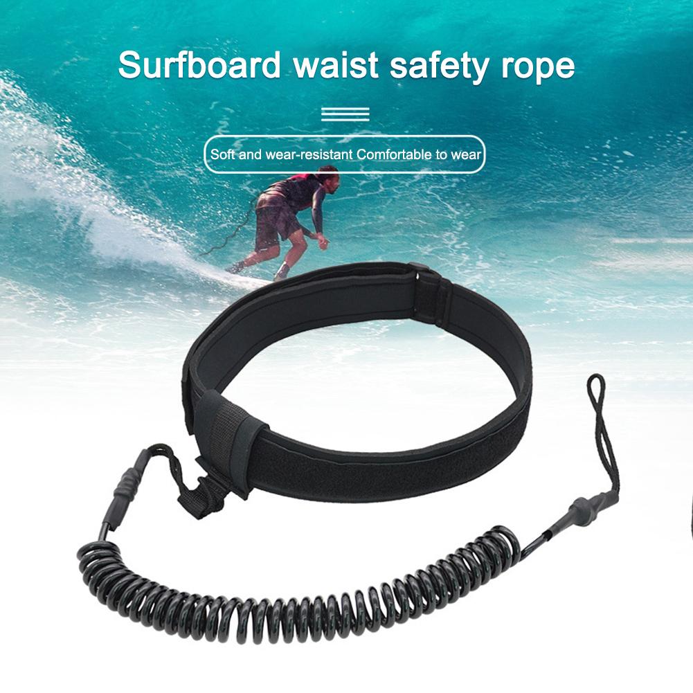 6mm Water Sport Surfboard Leash TPU Spring Rope Surfing Chest Strap Safety Board Leash for Surfing/Standup Paddle Board/Kayak China Mainland