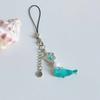 Marine Animal Phone Chain Beaded Phone Lanyard Sweet Girl Cellphone Strap  Bag Keychain