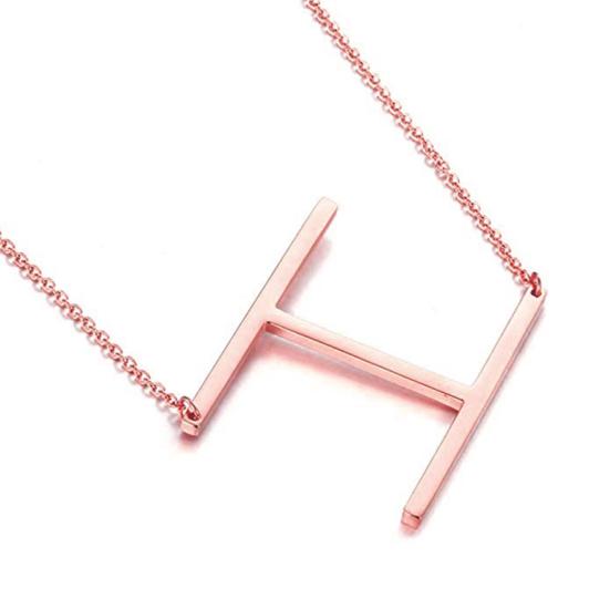 Women 26 English Letter Pendant Chain Necklace Choker Party Jewelry Gift