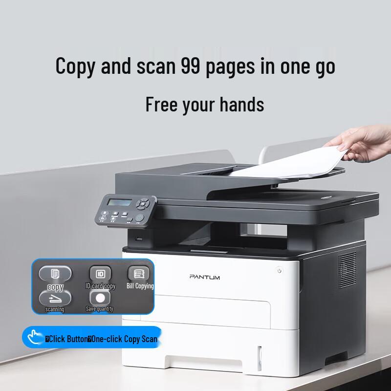 Pantum M7112DN A4 Black & White Laser Multifunction Printer CN plug (adapter included)