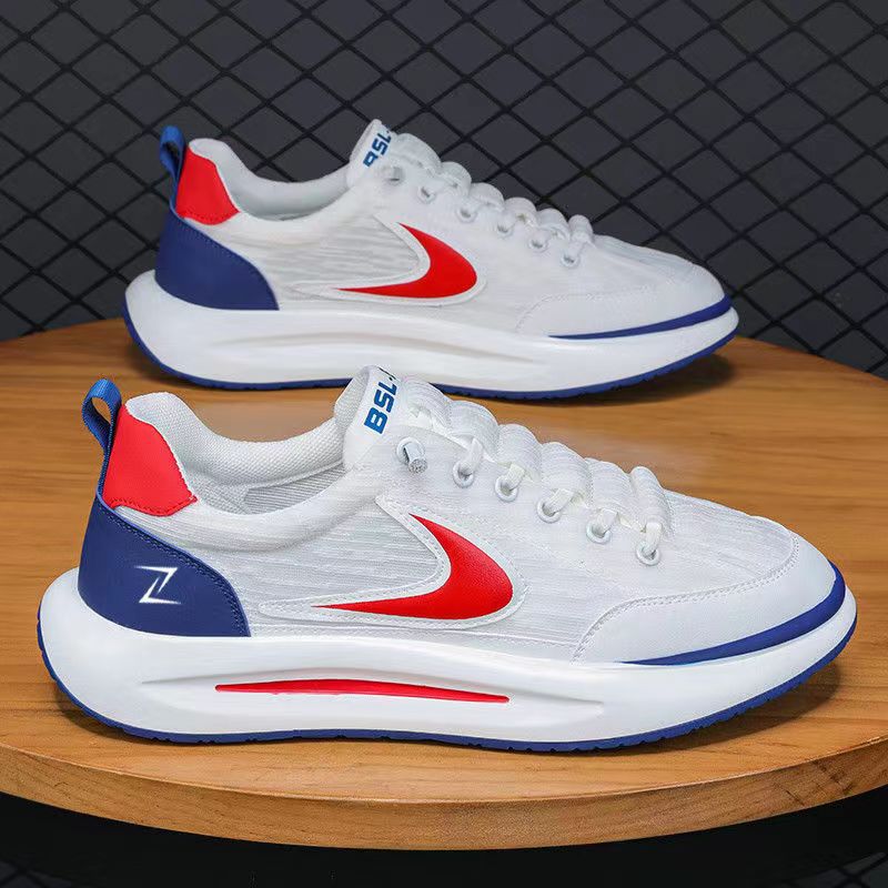 

Men s shoes 2025 summer new sports and leisure shoes soft sole soft surface breathable running fashion trend student shoes 39