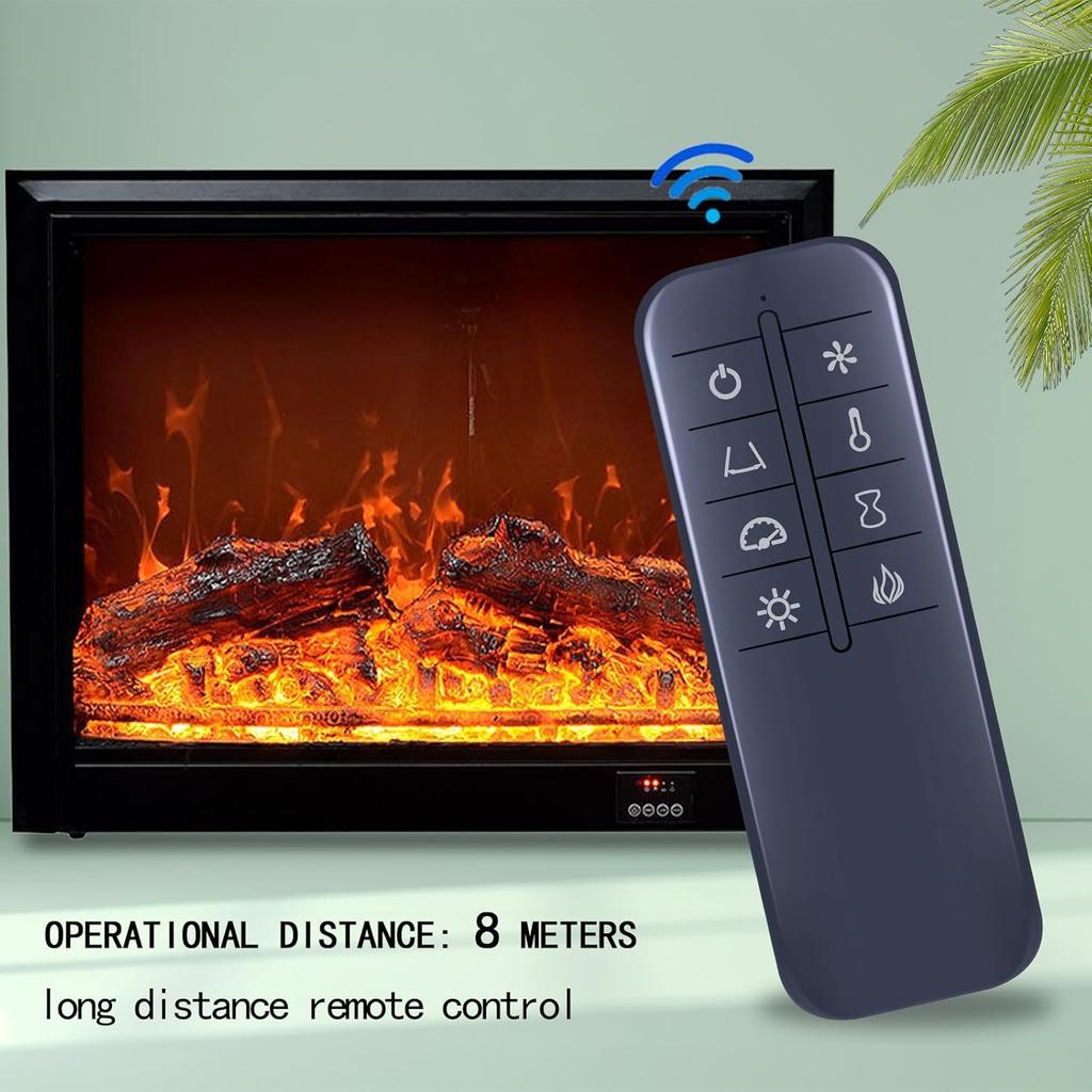 Replacement Fireplace Remote Control Compatible with Twin Star ClassicFlame TRESANTI Electric Fireplace Heater 42IF442FGL-B000 421F442FGL-B000
