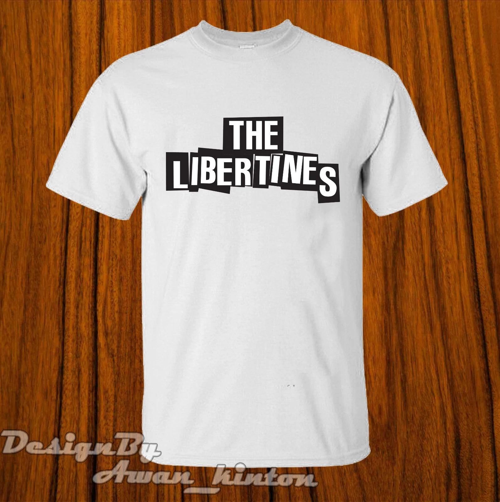 Men s and Women s T-shirts CLothing Tee The Libertines Funny Logo TSHIRT Cotton made In USA Shirt XXXXL