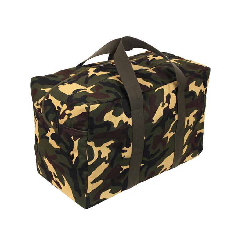 Rothco Canvas Parachute Cargo Bag (Woodland)