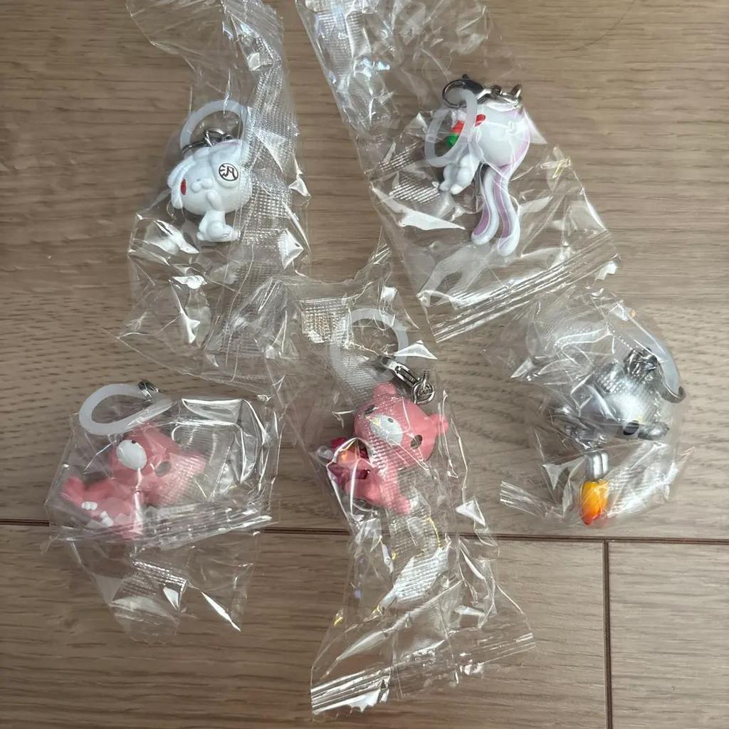 Gloomy Bear Mori Chack Mejirushi Charm Complete Set 5 Capsule Toy