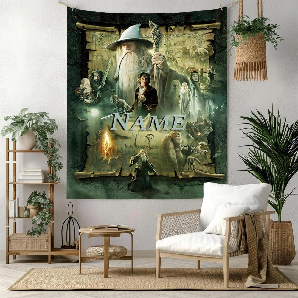 Like Warner Bros Movies Custom Your Name Wall Decor Tapestry Art For Pet Memorial Birthdaywedding Party Backdrop Family Gift