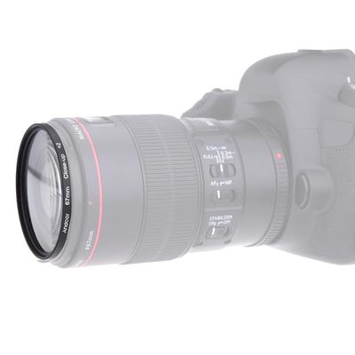 Nikon Canon Tamron Sigma için Keseli 55mm Makro Yakın Çekim Filtresi